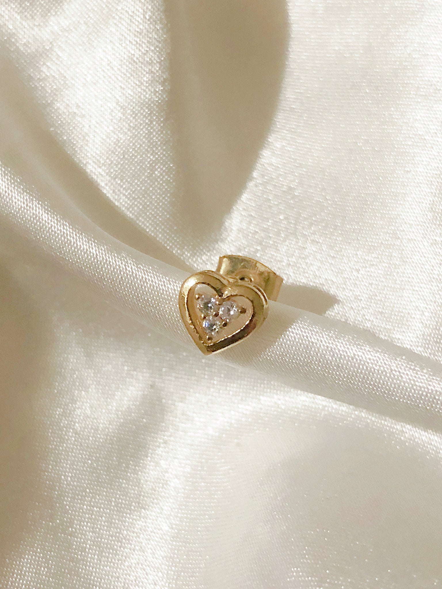 Diamond Heart Diamond Heart Earrings