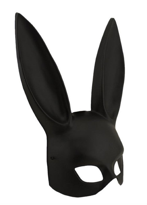Black Sexy Bondage Bunny Rabbit Mask